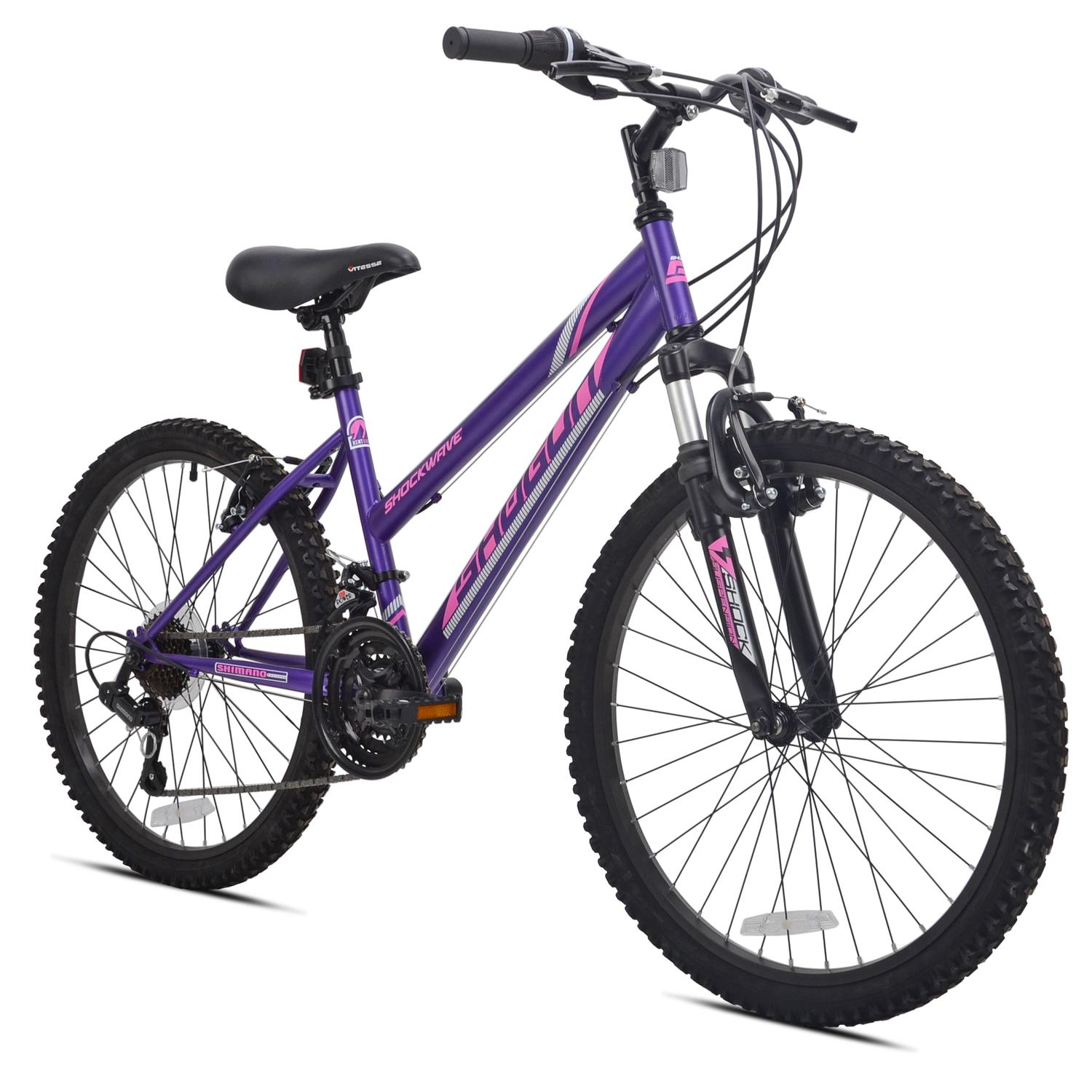 Shogun Women 24 in. D Hard-Tail Mountain Bicycle Lavender Sansujyuku sansujyuku.com