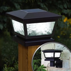 Classy Caps Solar Powered 0.28 W LED Post Cap Light 1 pk