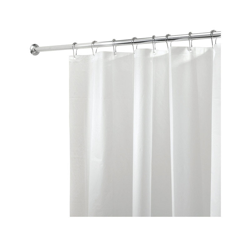 Zenna Home Waterproof PEVA Shower Curtain or Shower Liner with 9 Mesh  Storage Pockets, 70 x 72, Bathroom Organizer, Clear