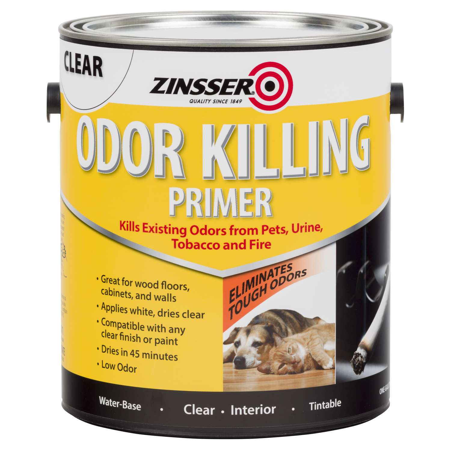 Zinsser Clear WaterBased Acrylic Odor Killing Primer 1 gal. Ace Hardware