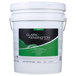 Clark+Kensington Satin Tint Base Ultra White Base Premium Paint Interior 5 gal
