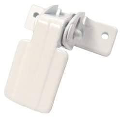 Barton Kramer White Aluminum Door Latch 1 pk