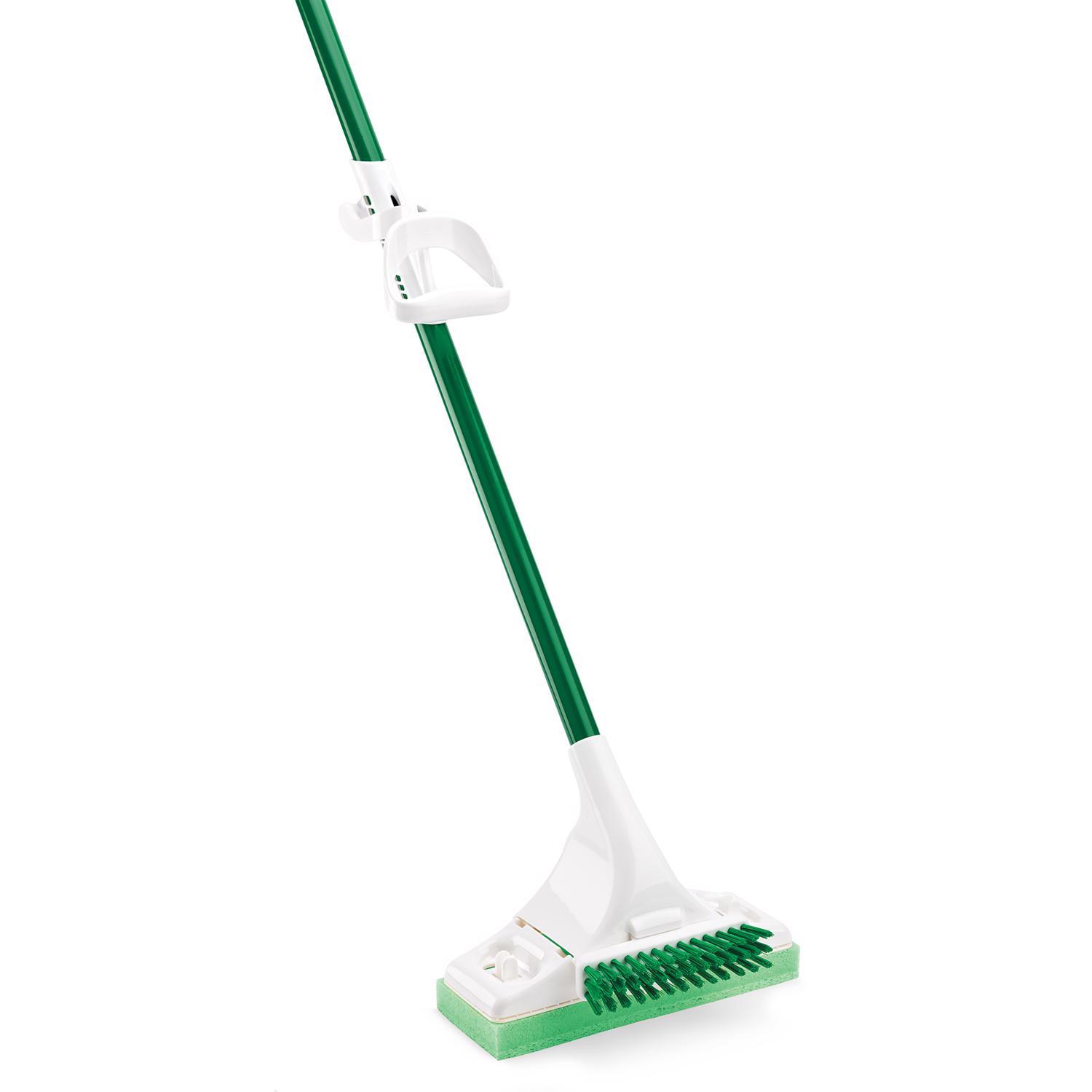 Libman 10 in. W Hard Bristle 48 in. Steel Handle Floor Scrub Brush - Ace  Hardware