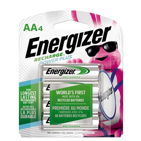 Energizer Chargeur Piles Rechargeables AA et AAA, Recharge Base (4 Piles AA  incluses)