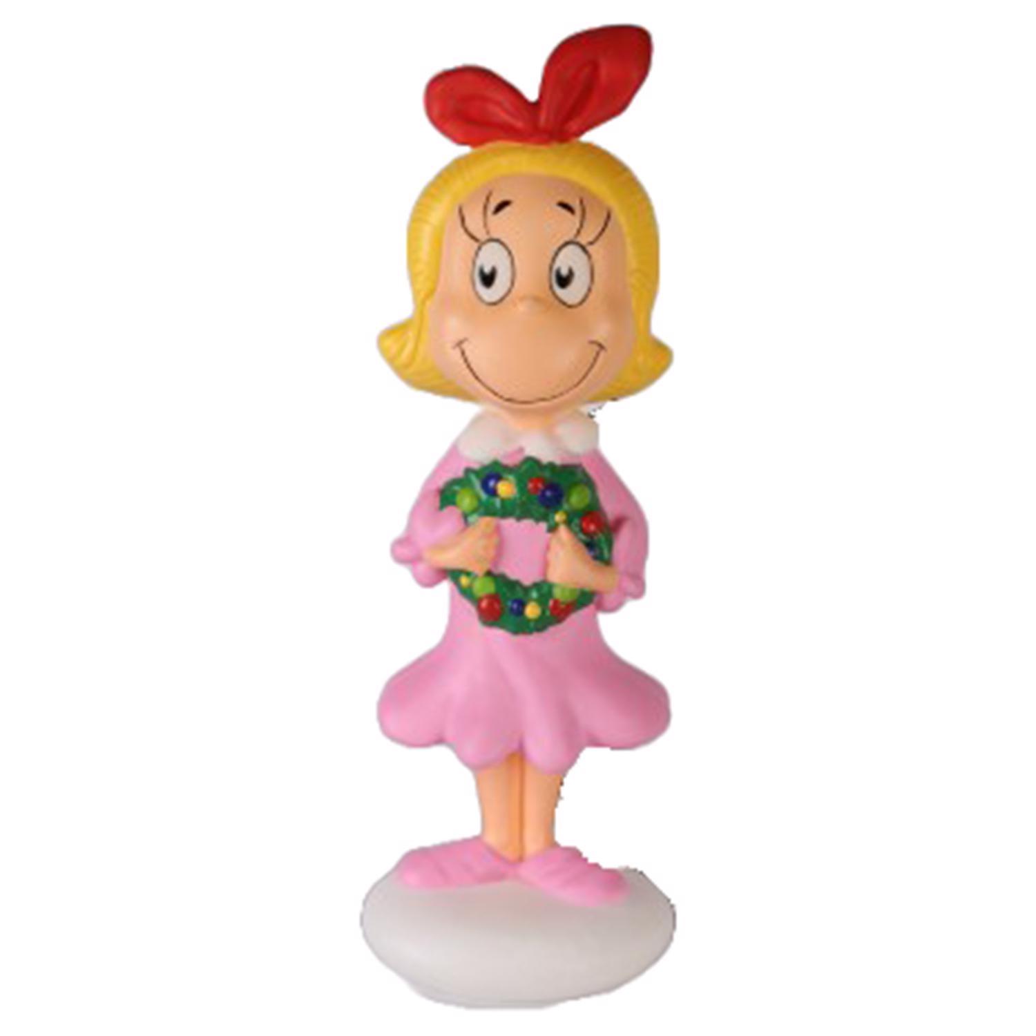 Dr. Seuss Cindy Lou Who with Wreath 36 in. Blow Mold - Ace Hardware