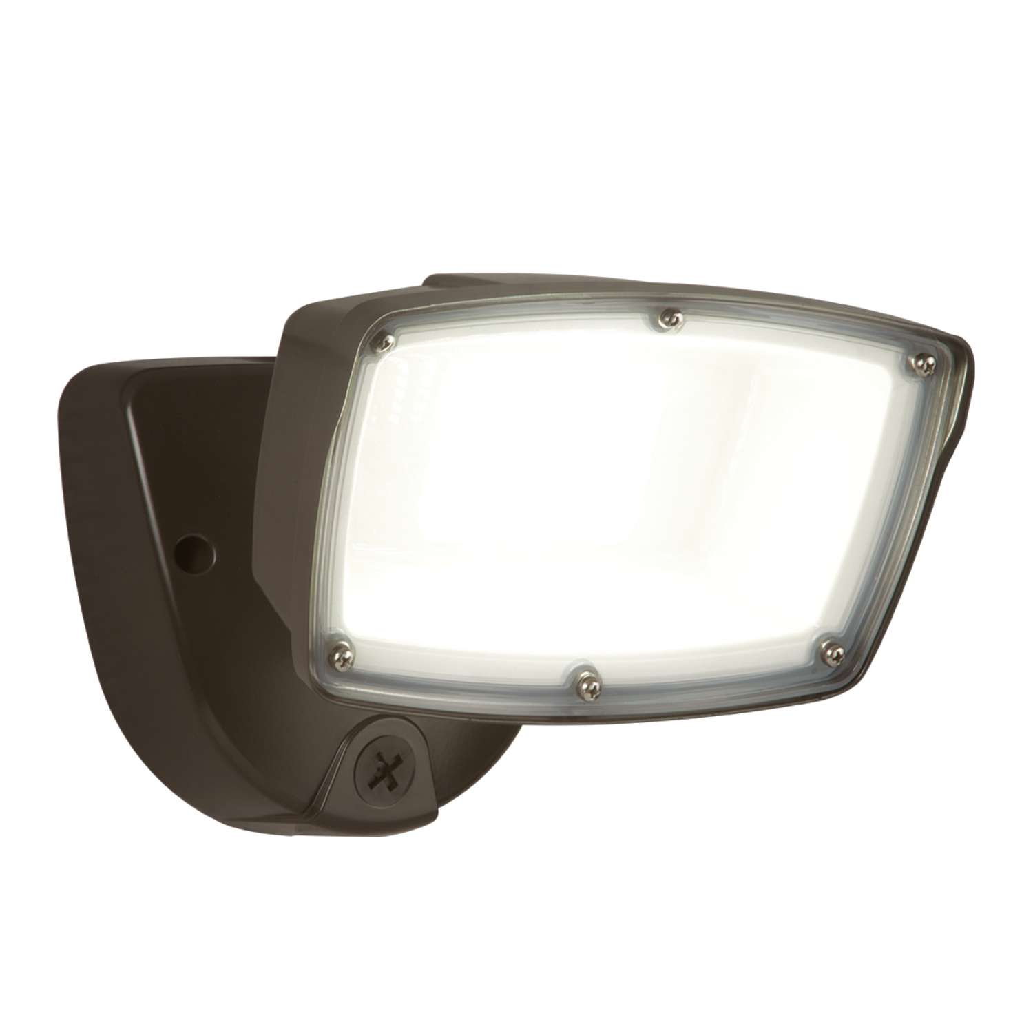 Halo Dusk to Dawn Hardwired LED Bronze Security Floodlight Ace Hardware