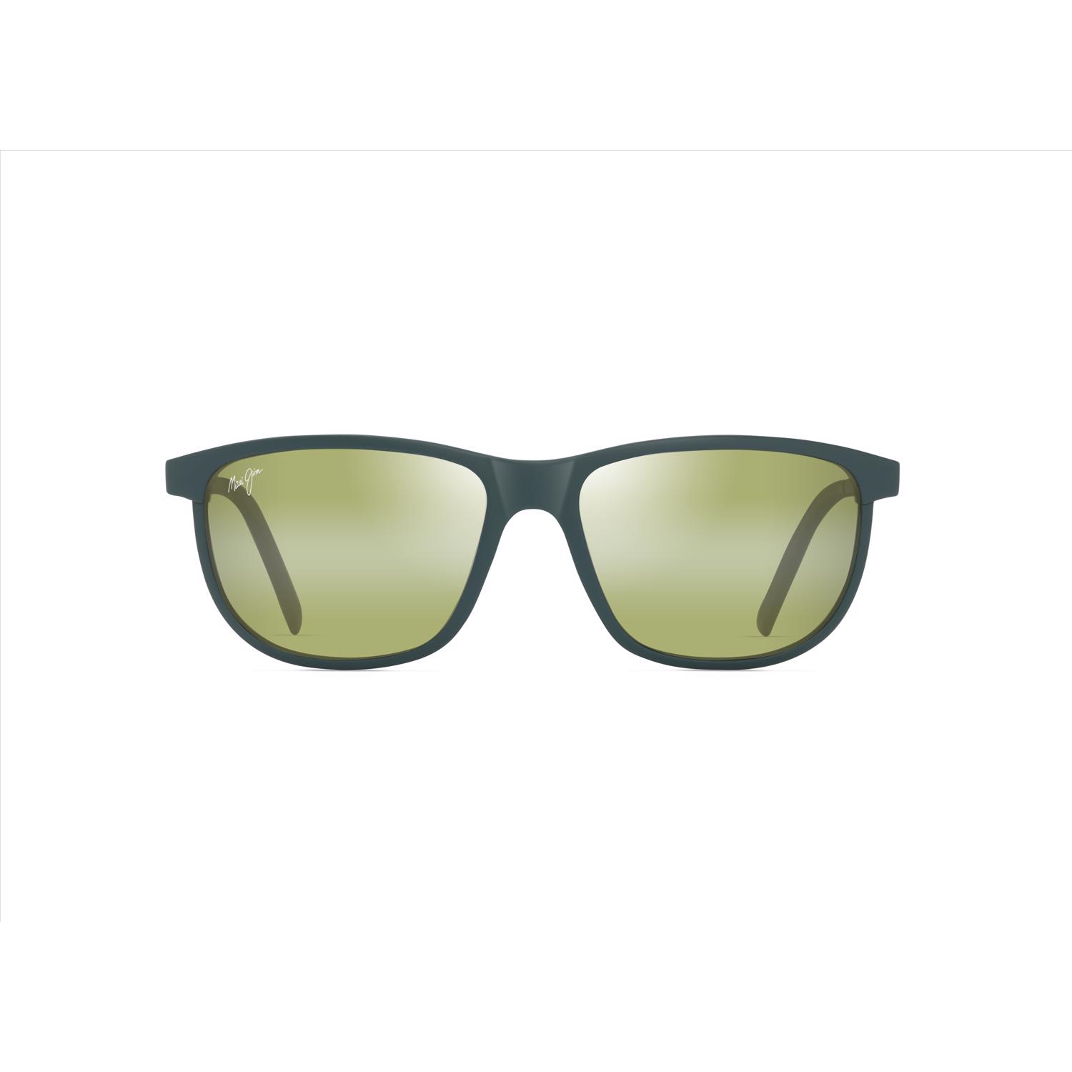 Maui Jim Lele Kawa Unisex Matte Dark Military Green Frame Maui HT Lens Polarized Sunglasses