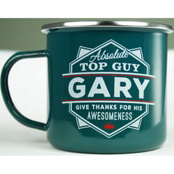 Top Guy Gary 14 oz Multicolored Steel Enamel Coated Mug 1 pk