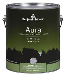 Benjamin Moore  Aura  Flat  Base 4  Paint  Exterior  1 gal. 