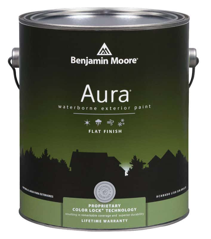 Benjamin Moore Aura Flat Base 4 Paint Exterior 1 gal. Ace Hardware