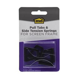 M-D BUILDING PRODUCTS Black Aluminum Screen Tension Spring 6 pc