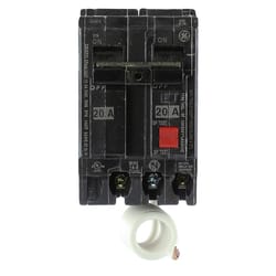 GE 20 amps Ground Fault 2-Pole Circuit Breaker w/Self Test