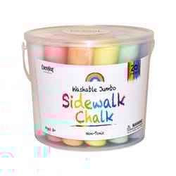 CocoNut Outdoor Washable Sidewalk Chalk Bucket Assorted 20 pc