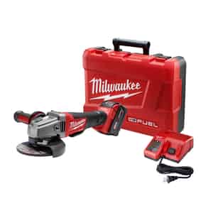 Milwaukee  M18 FUEL  4-1/2 to 5 in. 18 volt Cordless  Brushless Angle Grinder  Kit 8500 rpm 