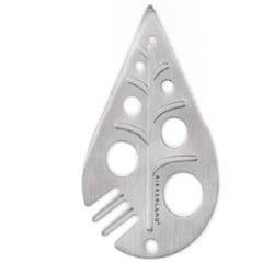 Kikkerland Silver Stainless Steel Leaf Foraging Tool