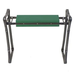 Rugg HeirLoom 24.5 in. W Black/Green Garden Kneeler/Seat