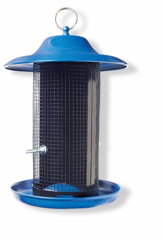 Stokes Select Wild Bird 4 Lb Metal Caged Tube Bird Feeder 2 Ports