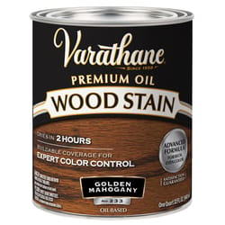 Varathane Semi-Transparent Golden Mahogany Oil-Based Urethane Modified Alkyd Wood Stain 1 qt