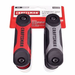 Craftsman Metric and SAE Fold-Up Hex Key Set 2 pk