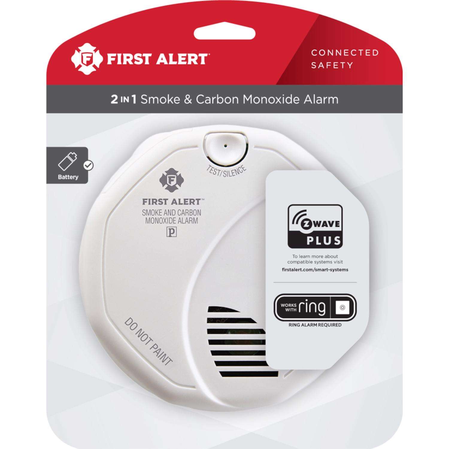 First Alert BatteryPowered Electrochemical/Photoelectric Smoke
