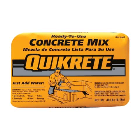 Quikrete Concrete Mix 40 lb Quikrete Concrete Mix 40 lb