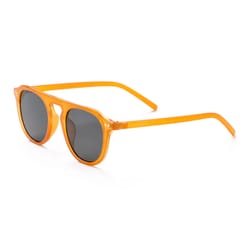 Optimum  Optical Unisex Orange Frame Black Lens Sunglasses