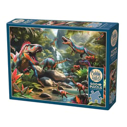 Cobble Hill Prehistoric Beasts Jigsaw Puzzle Multicolored 500 pc