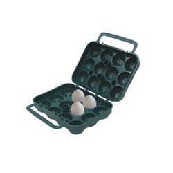 Stansport Forest Green Egg Carrier 3.25 in. H X 6.5 in. W X 7 in. L 1 pk