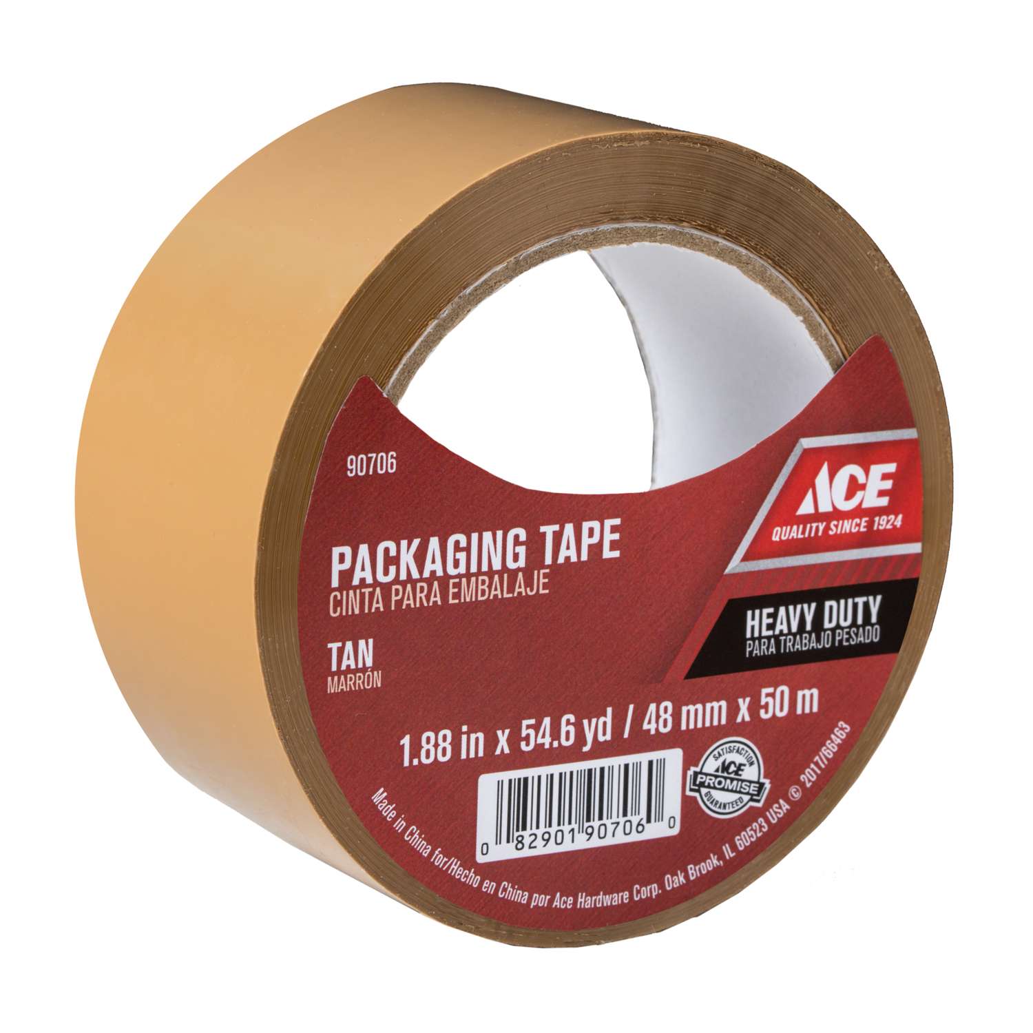 Ace 1.88 in. W X 54.6 L Packaging Tape Tan Ace Hardware