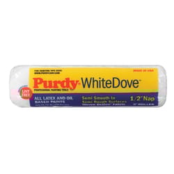 Purdy  White Dove  Dralon  1/2 in.  x 9 in. W Paint Roller Cover  1 pk 