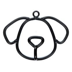 Kikkerland Medium Black Aluminum/Stainless Steel 5.12 in. L Hook 1 pk