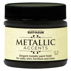 Rust-Oleum Metallic Accents Metallic Rich Brown Water-Based Paint Exterior and Interior 2 oz