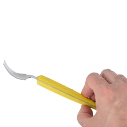 R&M International Corp International Yellow Plastic/Stainless Steel Corn Butter Knife