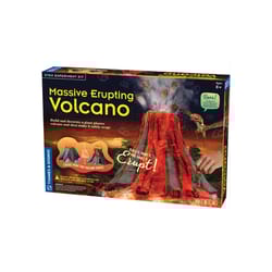 Thames & Kosmos Massive Erupting Volcano Stem Experiment Kit Gray/Orange 32 pc