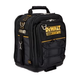 DeWalt ToughSystem 2.0 11.75 in. W X 15.25 in. H Ballistic Nylon Compact Tool Bag 25 pocket Black/Ye