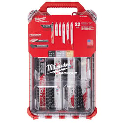 Milwaukee Sawzall 12 in. Bi-Metal Kit Reciprocating Saw Blade Set 22 pc