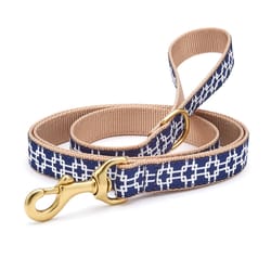 Up Country Blue Gridlock Nylon Dog Leash