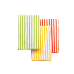 Ritz Assorted Polyester Stripes Bar Mop Dish Cloth 3 pk