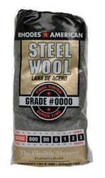 Rhodes American  0000 Grade Super Fine  Steel Wool Pad  12 pk 