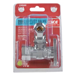 Ace Compression Compression Brass Dual Shut-Off Valve