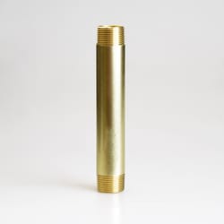 ATC 3/4 in. MPT X 3/4 in. D MPT Yellow Brass Nipple 6 in. L