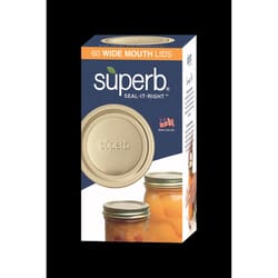 Superb Wide Mouth Canning Lid 60 pk