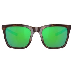 Costa Panga Brown Tortoise Frame Green Lens Polarized Sunglasses