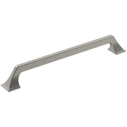 Amerock Exceed Transitional Rectangle Cabinet Pull 8-13/16 in. Satin Nickel 1 pk