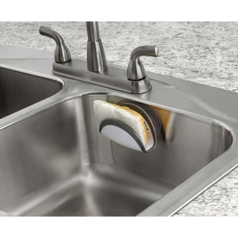 at Home Cora Small Grey & Clear Sink Mat