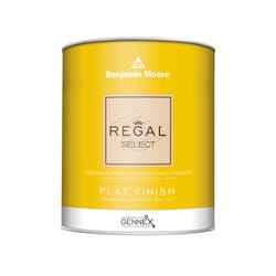 Benjamin Moore Regal Select Flat Base 4 Paint and Primer Interior 1 qt