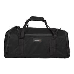 Wolverine Black Duffle Bag 12 in. H X 26 in. W