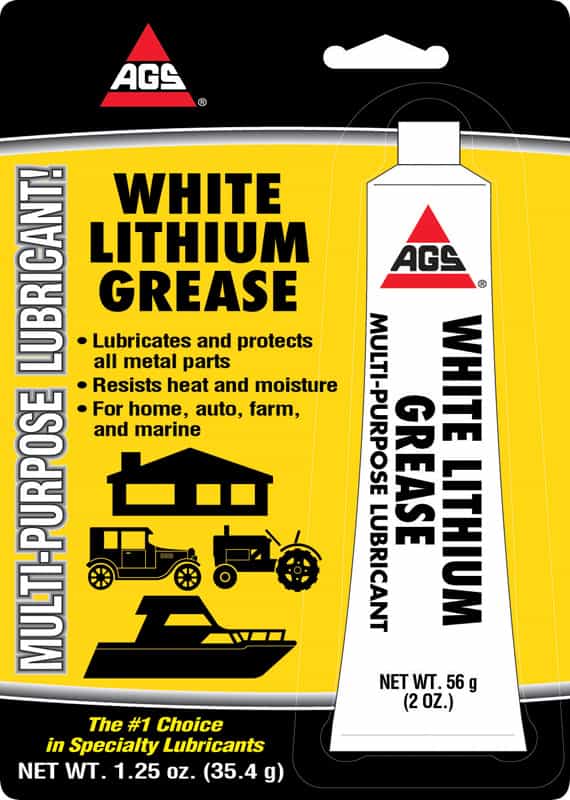 AGS White Lithium Grease 1.25 oz. Carded Ace Hardware