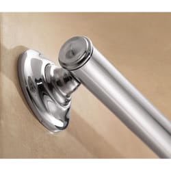 Moen 16 in. L ADA Compliant Chrome Stainless Steel Grab Bar