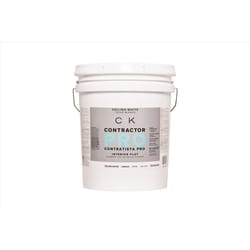 C+K Contractor Pro Flat Ceiling White Paint Interior 5 gal